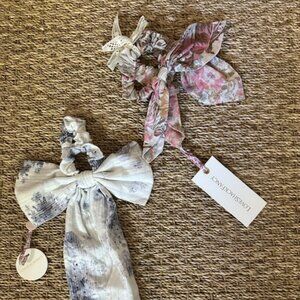 Set of 3 LoveShackFancy Scrunchies NWT